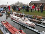 A demonstration of tug towing! In red overalls is Mike Ellis, one of the organisers of the on the water display.